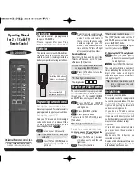 Предварительный просмотр 1 страницы Universal Remote Control UR-J2000TVE Operating Manual