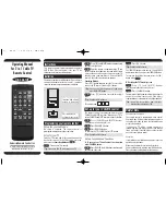 Preview for 1 page of Universal Remote Control UR-S86TVE Operating Manual