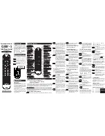 Preview for 1 page of Universal Remote Control UR5U-8500 Operating Instructions