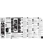 Preview for 1 page of Universal Remote Control UR5U-8820L Operating Instructions