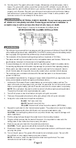 Preview for 8 page of Universal Security Instruments Sensing Plus AMIC1510S Instructions Manual