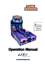 Universal Space LANE MASTER Operation Manual preview