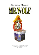 Universal Space MR.WOLF Operation Manual preview