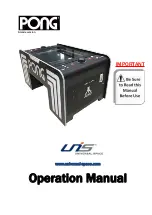 Universal Space PONG A-427 Operation Manual preview