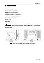 Preview for 6 page of Universal Space PONG A-427 Operation Manual