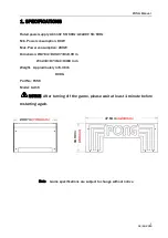 Preview for 6 page of Universal Space Pong Operation Manual