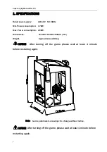 Preview for 5 page of Universal Space Super Big Rig Operation Manual