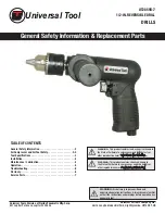 Preview for 1 page of Universal Tool UT2855R-7 Manual