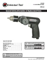Universal Tool UT2855R General Safety Information & Replacement Parts preview