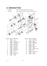 Preview for 3 page of Universal Tool UT5825-K Operator Instructions