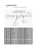 Preview for 3 page of Universal Tool UT8171 Operator Instructions