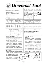 Universal Tool UT8355-RL Quick Start Manual preview