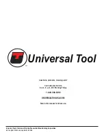 Предварительный просмотр 8 страницы Universal Tool UT8711-T General Safety Information & Replacement Parts