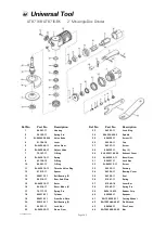 Предварительный просмотр 3 страницы Universal Tool UT8716 Operator Instructions