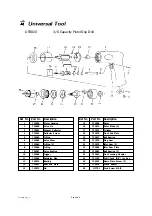 Предварительный просмотр 3 страницы Universal Tool UT8820 Operator Instructions