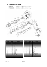 Предварительный просмотр 3 страницы Universal Tool UT8821 Operator Instructions