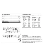 Preview for 2 page of Universal Tool UT8968 Operating Instructions