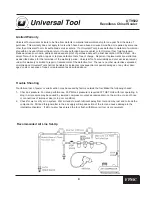 Preview for 4 page of Universal Tool UT9922 User Manual