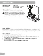 Preview for 6 page of Universal E-40 Assembly Manual / Owner'S Manual