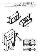 Preview for 3 page of Universal Explore home 987922 Instruction Sheet