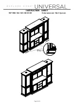 Preview for 4 page of Universal Explore home 987922 Instruction Sheet