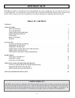 Preview for 2 page of Universal HPL-100NI-NP Owner'S Manual