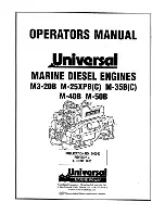 Universal M-25XPB(C) Operator'S Manual preview