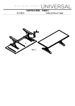 Предварительный просмотр 2 страницы Universal Oxford Street 572-655 Instruction Sheet