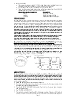 Preview for 4 page of Universal SS-785 Instructions Manual