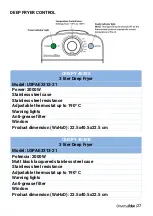 Preview for 27 page of universalblue CRISPY 4030B User Manual