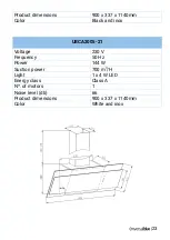 Предварительный просмотр 23 страницы universalblue UBCA2004-21 User Manual