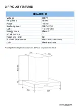 Предварительный просмотр 22 страницы universalblue UBCA2008-21 User Manual