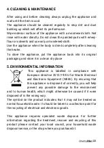 Preview for 22 page of universalblue UCVT9301-20 Instruction Manual