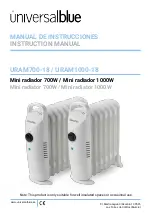 universalblue URAM1000-18 Instruction Manual предпросмотр