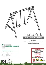 Preview for 1 page of Universo Consumer Products Toms Park 42020 Quick Start Manual