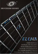 UNIVERSUM GUITARS ELENA ALPHA User Manual предпросмотр