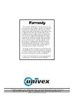 Preview for 43 page of Univex 1000S Premium Instruction Manual