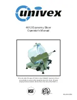 Univex 4612 Operator'S Manual preview