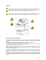 Preview for 4 page of Univex GL50 Operating Manual