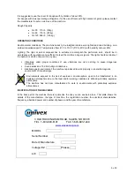 Preview for 5 page of Univex GL50 Operating Manual