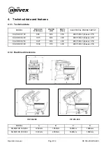 Preview for 8 page of Univex Silver VE 160 Operation Manual