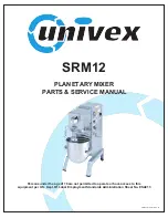 Univex SRM12 Parts & Service Manual preview