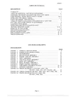 Preview for 3 page of Univex SRM3O+ Maintenance & Parts Manual