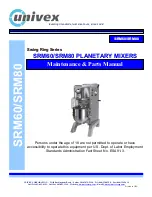 Preview for 2 page of Univex SRM60+ Instruction Manual