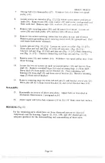 Preview for 11 page of Univex Swing Ring Series Maintenance & Parts Manual