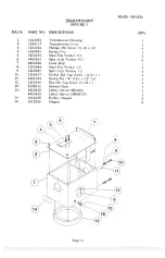 Preview for 12 page of Univex Swing Ring Series Maintenance & Parts Manual