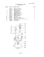 Preview for 13 page of Univex Swing Ring SRM20 Maintenance & Parts Manual