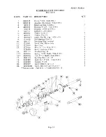 Preview for 14 page of Univex Swing Ring SRM20 Maintenance & Parts Manual