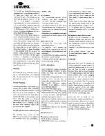 Preview for 3 page of Univex TR-250 User Manual