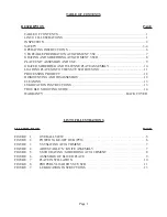 Preview for 2 page of Univex VS2000 Operator'S Manual